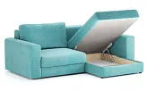 Диван угловой Ларсон 2М Nordic 71 аквамарин - превью 3