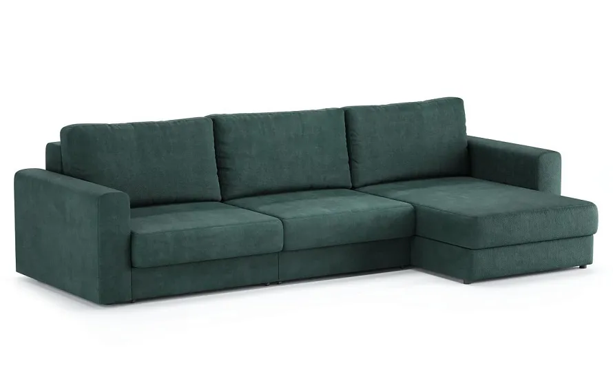 Диван угловой Ларсон 3М Nordic 74 изумруд - 2 Диван угловой Ларсон 3М Nordic 74 изумруд - 2